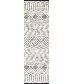 Surya Santa Barbara SBB2303 Cream Black Area Rug 2 ft. 6 in. X 8 ft. Runner