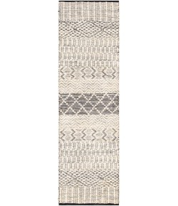 Surya Santa Barbara SBB2304 Cream Black Area Rug 2 ft. 6 in. X 8 ft. Runner