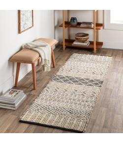 Surya Santa Barbara SBB2304 Cream Black Area Rug 2 ft. 6 in. X 8 ft. Runner