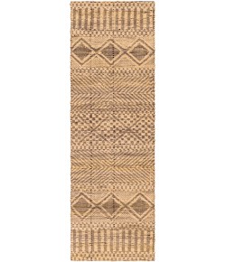 Surya Santa Barbara SBB2311 Tan Black Area Rug 2 ft. 6 in. X 8 ft. Runner