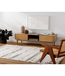 Surya Serena SER2301 Light Grey Taupe Area Rug 2 ft. 6 in. X 8 ft. Runner