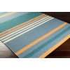 Surya Sheffield Market SFM8002 Teal Bright Orange Area Rug 8 ft. X 11 ft. Rectangle