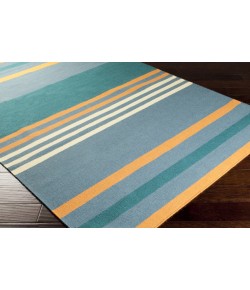Surya Sheffield Market SFM8002 Teal Bright Orange Area Rug 8 ft. X 11 ft. Rectangle