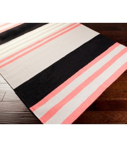 Surya Sheffield Market SFM8006 Coral Black Area Rug 3 ft. 3 in. X 5 ft. 3 in. Rectangle