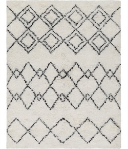 Surya Sherpa SHP8002 Black Cream Area Rug 2 ft. 6 in. X 8 ft. Runner