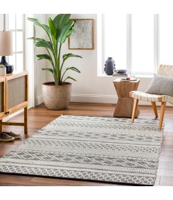 Livabliss San Jose SJO2300 Ivory Black Area Rug 5 ft. X 7 ft. 6 in. Rectangle