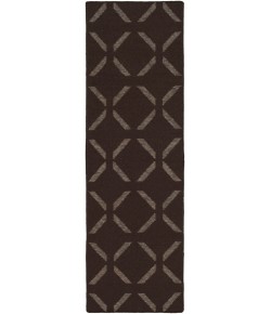 Surya Stallman SLM1016 Dark Brown Off-White Area Rug 2 ft. 6 in. X 8 ft. Runner