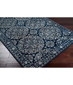 Surya Smithsonian SMI2112 Dark Blue Light Gray Area Rug 6 ft. X 9 ft. Rectangle