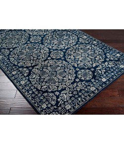 Surya Smithsonian SMI2112 Dark Blue Light Gray Area Rug 6 ft. X 9 ft. Rectangle