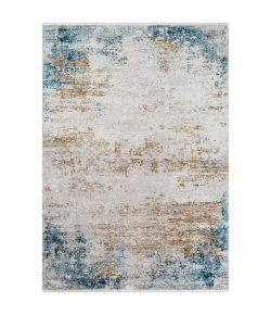 Surya Solar SOR2301 Sky Blue Dark Blue Area Rug 5 ft. X 7 ft. 6 in. Rectangle