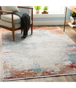 Surya Solar SOR2303 Orange Saffron Area Rug 6 ft. 7 in. X 9 ft. 6 in. Rectangle