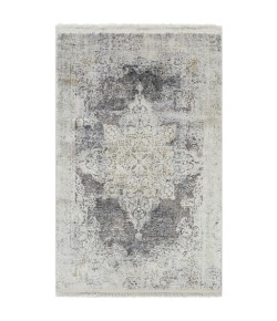 Surya Solar SOR2305 Charcoal Taupe Area Rug 3 ft. X 5 ft. Rectangle