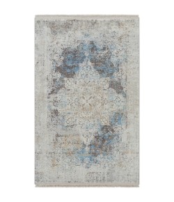 Surya Solar SOR2306 Sky Blue Dark Blue Area Rug 3 ft. X 5 ft. Rectangle