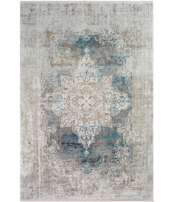 Surya Solar SOR2306 Sky Blue Dark Blue Area Rug 6 ft. 7 in. X 9 ft. 6 in. Rectangle