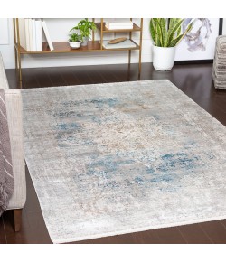 Surya Solar SOR2306 Sky Blue Dark Blue Area Rug 3 ft. X 9 ft. 10 in. Runner