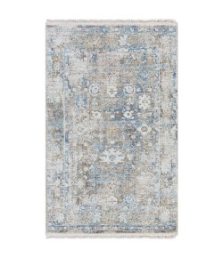 Surya Solar SOR2307 Sky Blue Dark Blue Area Rug 3 ft. X 5 ft. Rectangle