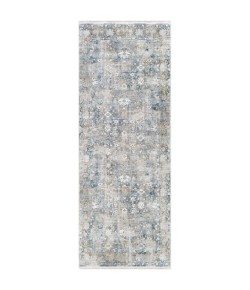Surya Solar SOR2307 Sky Blue Dark Blue Area Rug 3 ft. X 8 ft. Runner