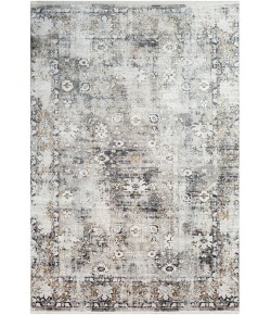 Surya Solar SOR2308 Black Gray Area Rug 6 ft. 7 in. X 9 ft. 6 in. Rectangle