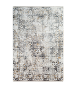 Surya Solar SOR2308 Charcoal Taupe Area Rug 7 ft. 6 in. X 11 ft. 2 in. Rectangle