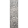Surya Solar SOR2313 Medium Gray Light Gray Area Rug 3 ft. X 8 ft. Runner