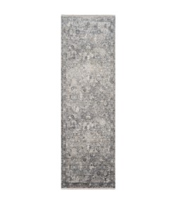 Surya Solar SOR2313 Medium Gray Light Gray Area Rug 3 ft. X 9 ft. 10 in. Runner