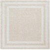 Livabliss Sorrento SOT2300 Ivory Taupe Area Rug 8 ft. Square