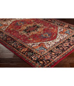 Livabliss Serapi SRP1001 Dark Red Black Area Rug 2 ft. 7 in. X 7 ft. 3 in. Runner