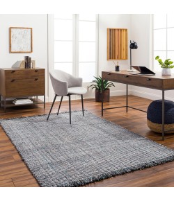 Surya Sara SRU2301 Light Slate Charcoal Area Rug 5 ft. X 7 ft. 6 in. Rectangle