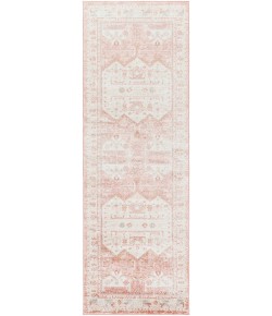 Livabliss St tropez SRZ2326 Pale Pink Plum Area Rug 2 ft. 7 in. X 10 ft. Runner