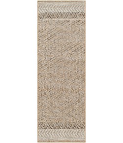 Livabliss Sarasota SSO2300 Taupe Mustard Area Rug 2 ft. 5 in. X 7 ft. 3 in. Runner