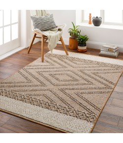 Livabliss Sarasota SSO2300 Taupe Mustard Area Rug 2 ft. X 3 ft. 9 in. Rectangle