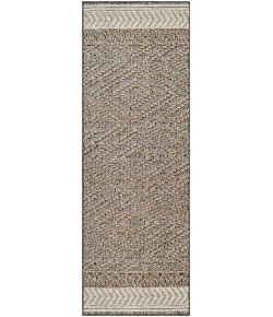 Livabliss Sarasota SSO2301 Black Taupe Area Rug 2 ft. 5 in. X 7 ft. 3 in. Runner