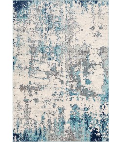 Livabliss Sunderland SUN2300 Navy Aqua Area Rug 6 ft. 7 in. X 9 ft. Rectangle