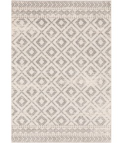 Livabliss Sunderland SUN2301 Light Gray White Area Rug 5 ft. 3 in. X 7 ft. 3 in. Rectangle