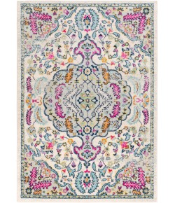 Surya Sunderland SUN2312 Bright Pink Aqua Area Rug 6 ft. 7 in. X 9 ft. Rectangle