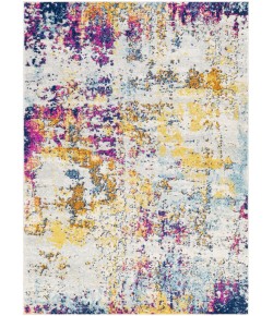 Livabliss Sunderland SUN2320 Medium Gray White Area Rug 5 ft. 3 in. X 7 ft. 3 in. Rectangle