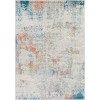 Livabliss Sunderland SUN2335 Teal Pale Blue Area Rug 6 ft. 7 in. X 9 ft. Rectangle