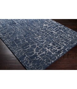 Surya Banshee BAN3306 Navy Denim Area Rug 3 ft. 3 in. X 5 ft. 3 in. Rectangle