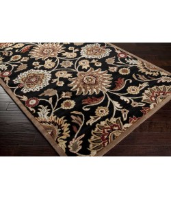 Livabliss Caesar CAE1053 Black Camel Area Rug 8 ft. X 10 ft. Oval