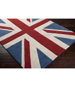 Surya Cosmopolitan COS9045 Brick Denim Area Rug 8 ft. Round