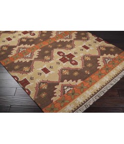 Surya Jewel Tone Ii JTII2035 Dark Brown Burnt Orange Area Rug 8 ft. X 11 ft. Rectangle