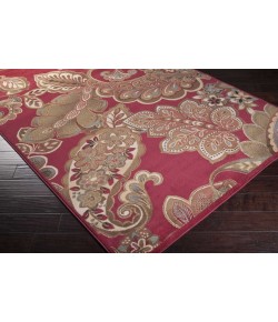 Livabliss Riley RLY5020 Dark Red Dark Brown Area Rug 7 ft. 10 in. Round