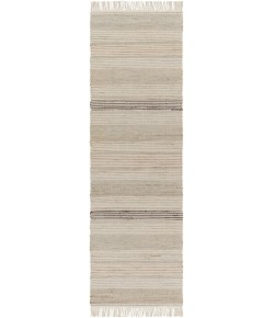 Surya Trabzon TBO2300 Light Grey Taupe Area Rug 2 ft. 6 in. X 8 ft. Runner