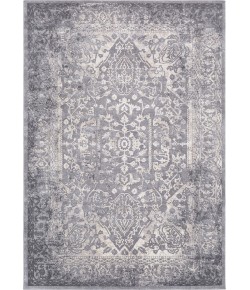 Livabliss Tibetan TBT2300 Charcoal Ivory Area Rug 7 ft. 10 in. Round