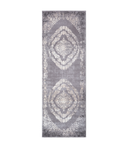 Surya Tibetan TBT2301 Medium Gray Charcoal Area Rug 2 ft. 7 in. X 10 ft. Runner