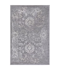 Livabliss Tibetan TBT2309 Medium Gray Ivory Area Rug 5 ft. 3 in. Round