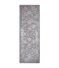 Livabliss Tibetan TBT2309 Medium Gray Ivory Area Rug 2 ft. 7 in. X 10 ft. Runner