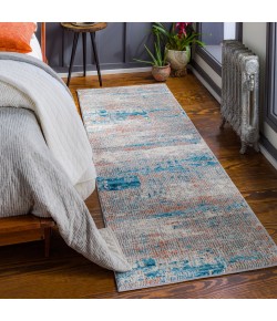 Livabliss Tibetan TBT2322 Rust Ivory Area Rug 2 ft. 7 in. X 7 ft. 7 in. Runner