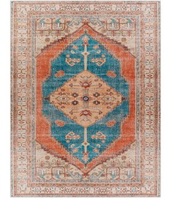 Livabliss Tahmis THI2704 Burnt Orange Blue Area Rug 7 ft. 10 in. X 10 ft. 2 in. Rectangle