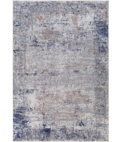 Livabliss Tahmis THI2708 Dark Blue Medium Brown Area Rug 5 ft. 3 in. X 7 ft. 3 in. Rectangle